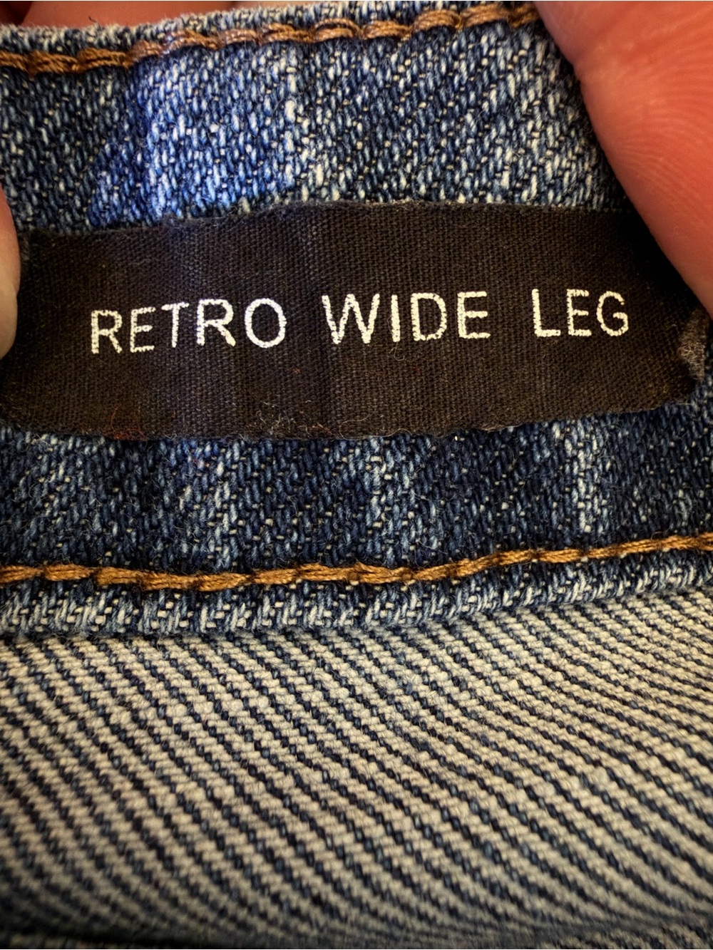 Judy Blue Dark Blue High-Rise Wide-Leg stretch Jeans - Picture 4 of 8